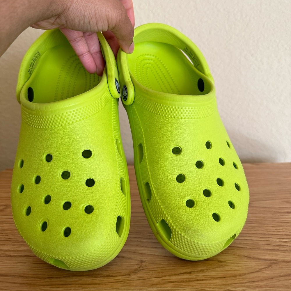 Green Crocs